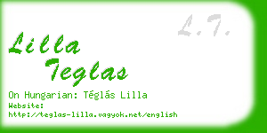 lilla teglas business card