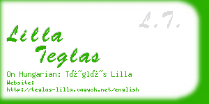 lilla teglas business card